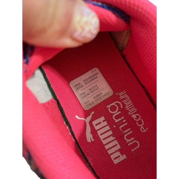 Puma Women’s Size‎ 6.5 Bravery 188065 01 Blue Pink Running Shoes Sneakers - Picture 6 of 7